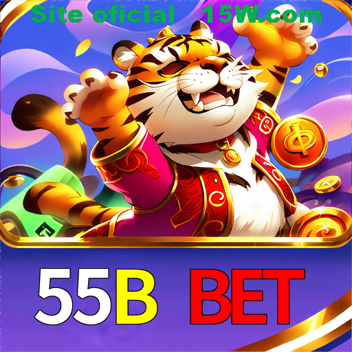 Imagem promocional da 55B Bet mostrando a plataforma e suas vantagens